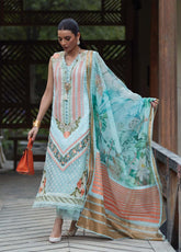 D#5B Crimson Luxury Emb Lawn Collection 623